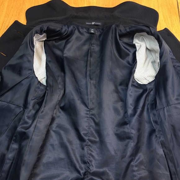 Gap women’s Navy Pea coat Sz S - Picture 4 of 11